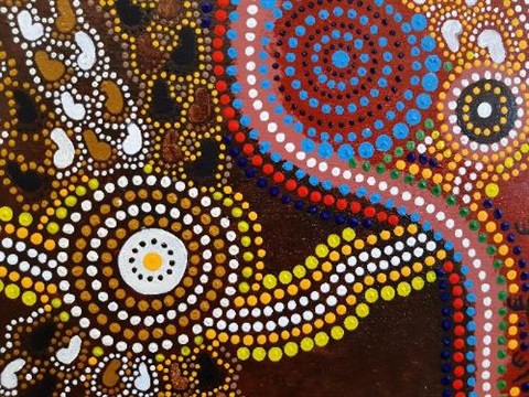 Aboriginal painting - Reconciliation